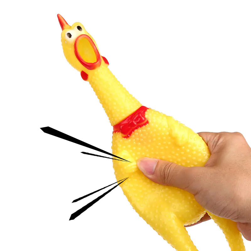 Brinquedo Galinha Squeaky